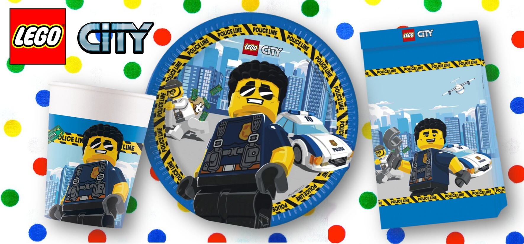 Lego City feestartikelen