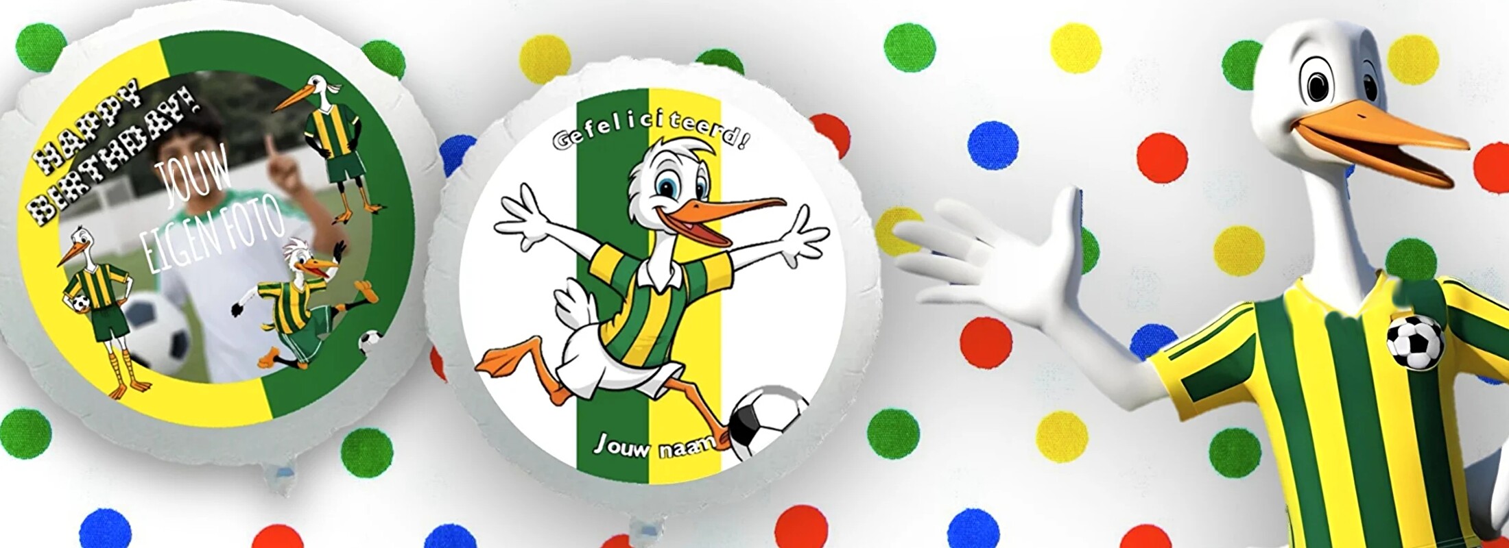 Voetbal Den Haag feestartikelen versiering