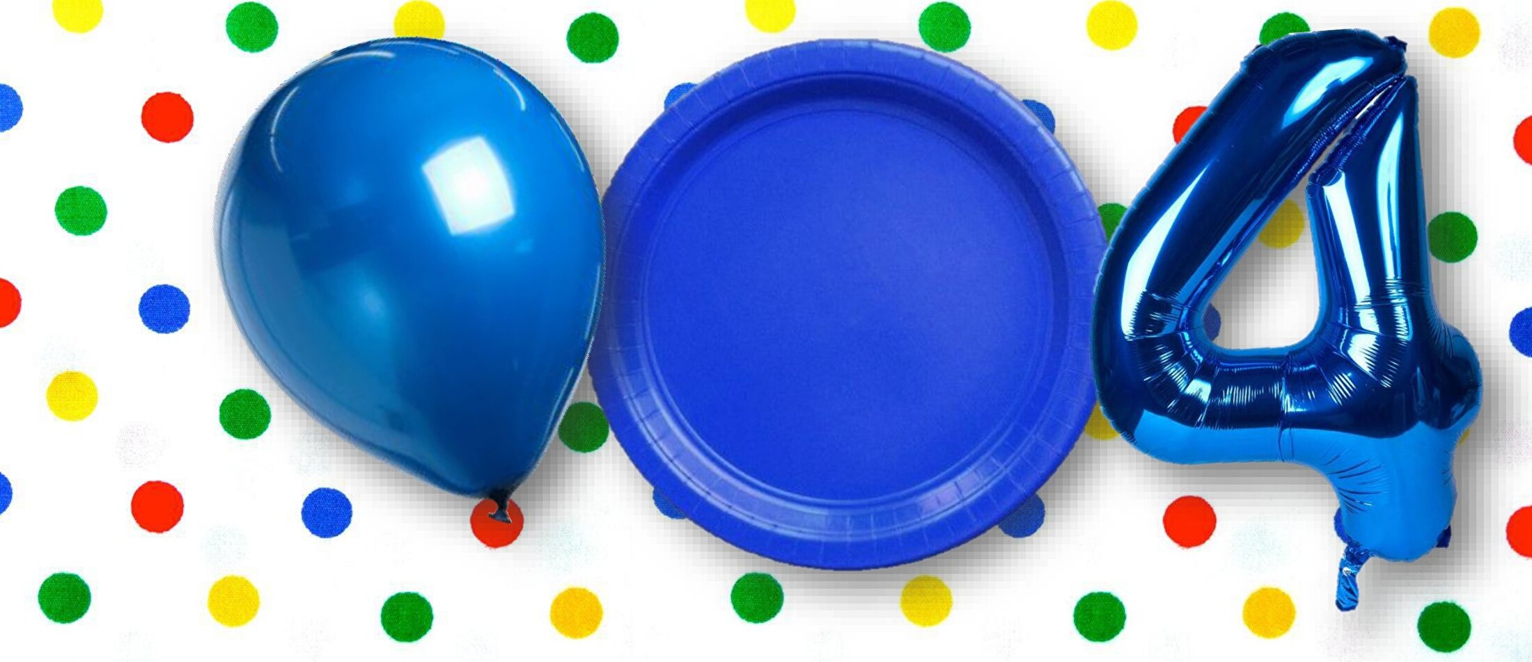 Feestartikelen versiering kleur blauw