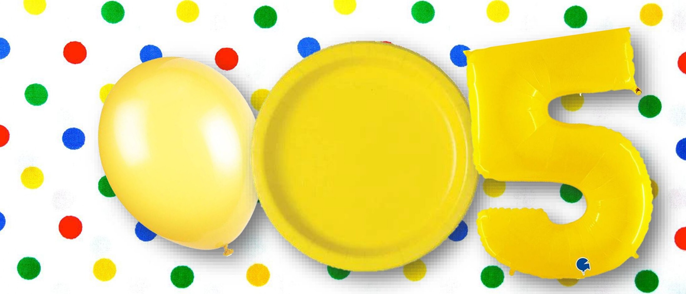 Feestartikelen versiering geel