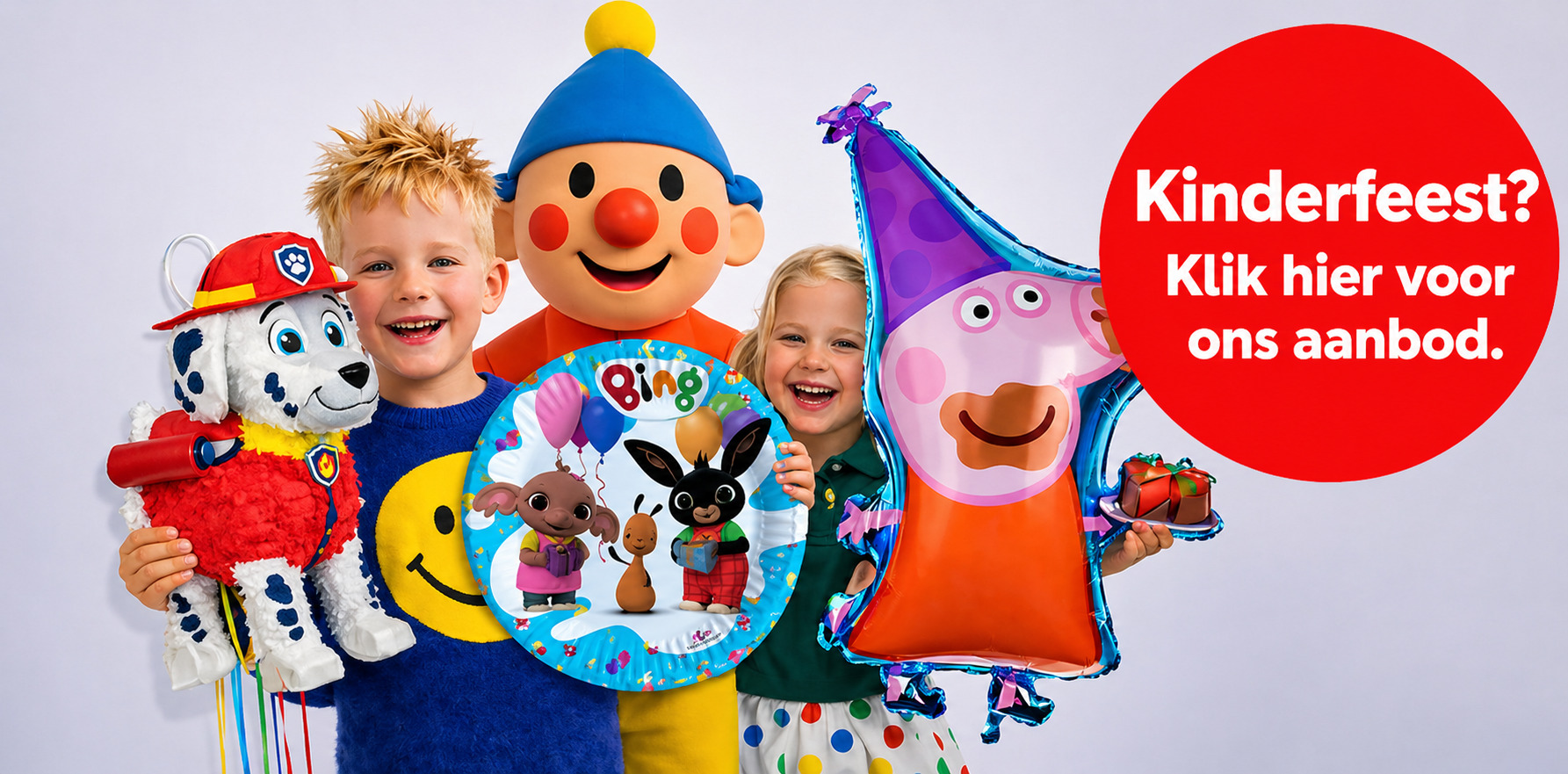 Kinderfeestje versiering feestartikelen
