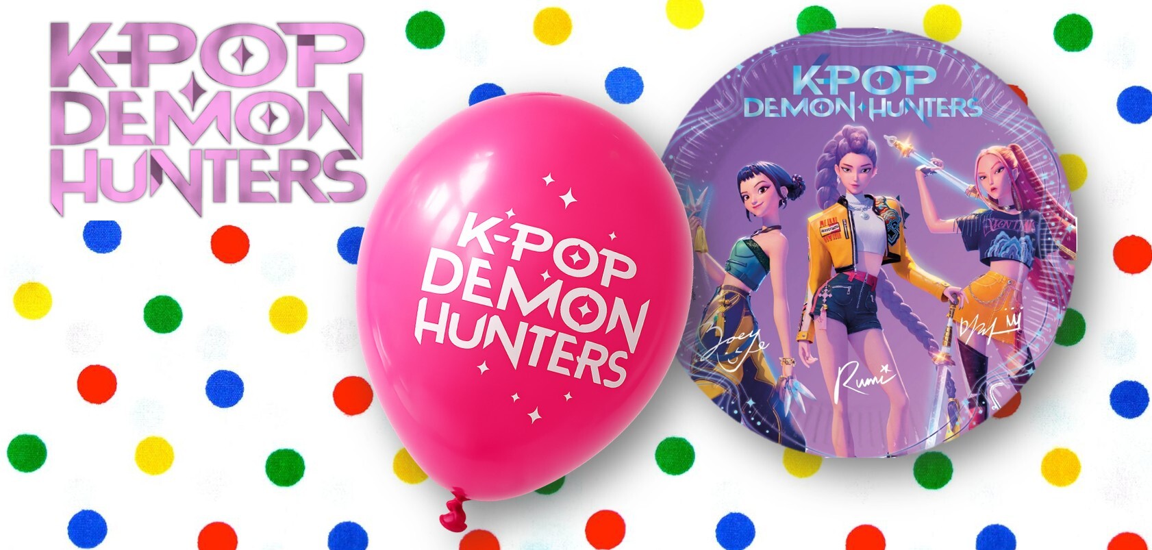 KPop Demon Hunters versiering feestje