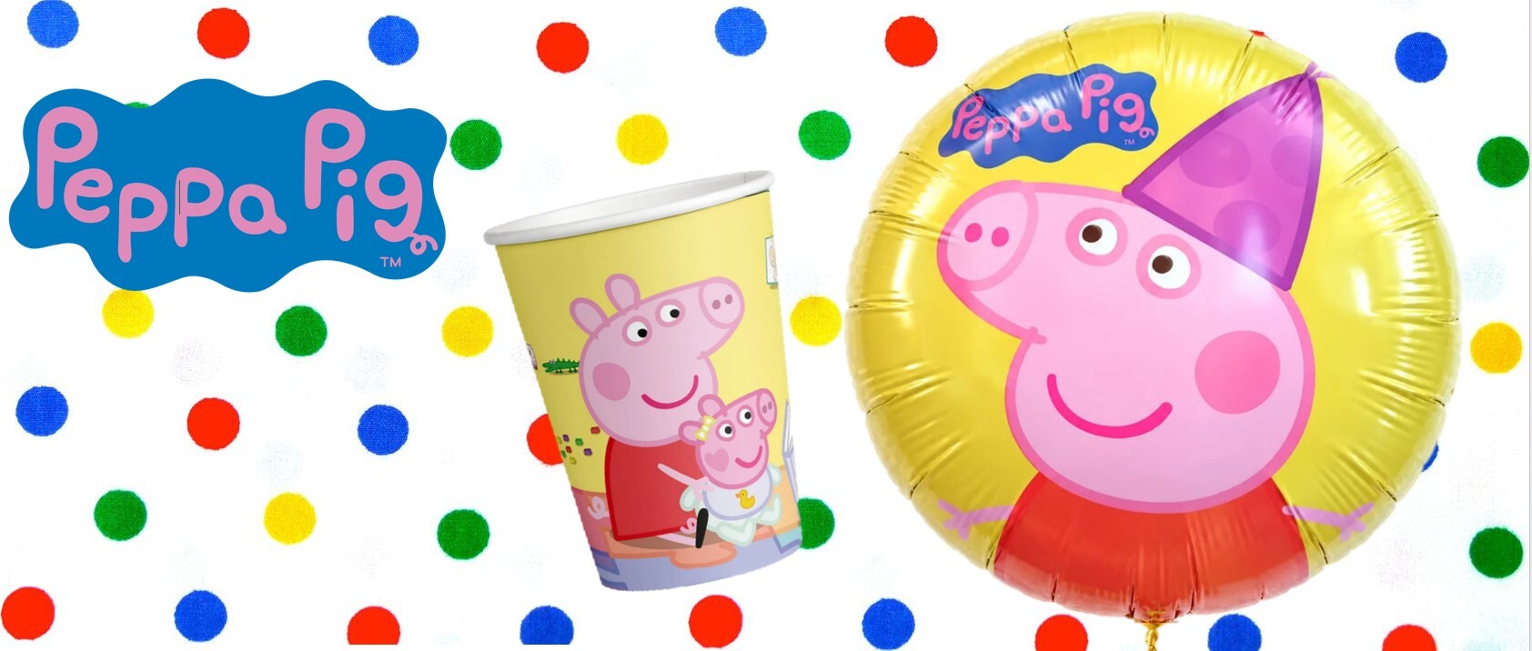 Peppa Pig feestartikelen verjaardag