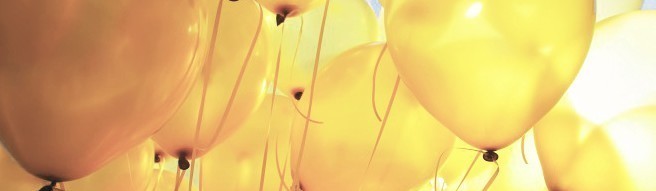 Ballonnen kleur geel