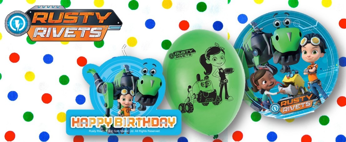 Rusty rivets versiering