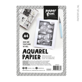 Aquarelpapier A4 10 vel off white