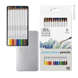 Set 12 aquarelkleurpotloden studio collection Winsor & Newton