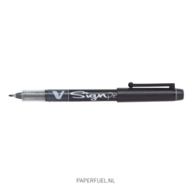 Pilot V-sign pen zwart