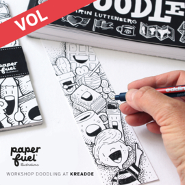 Workshop Doodle your day boekenlegger // KreaDoe 1 - 5 nov 14.15 uur