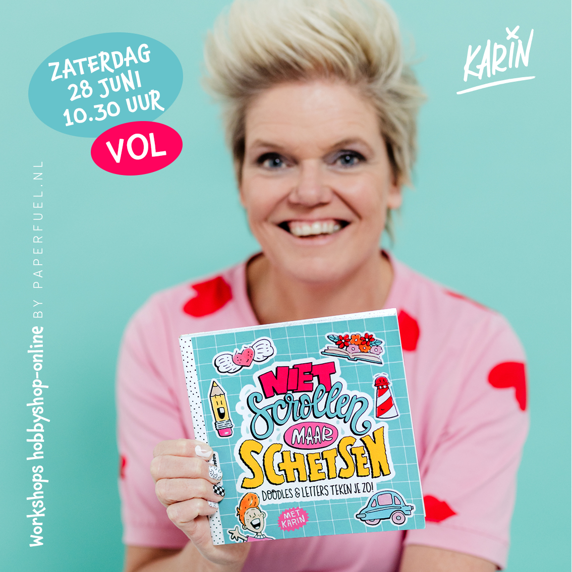 Workshop doodles & letters // Sittard // za 28 juni // 10.30 uur