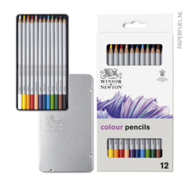 Set 12 kleurpotloden studio collection Winsor & Newton