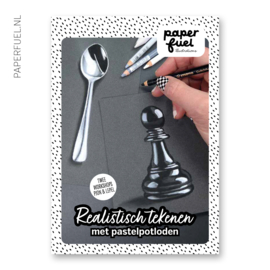 Workshopboekje realistisch tekenen met pastelpotloden