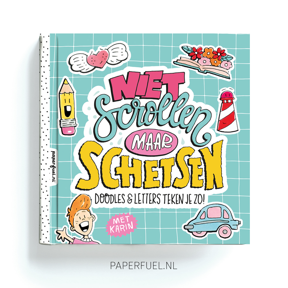 Boek Niet scrollen maar schetsen // Doodles & letters teken je zo!