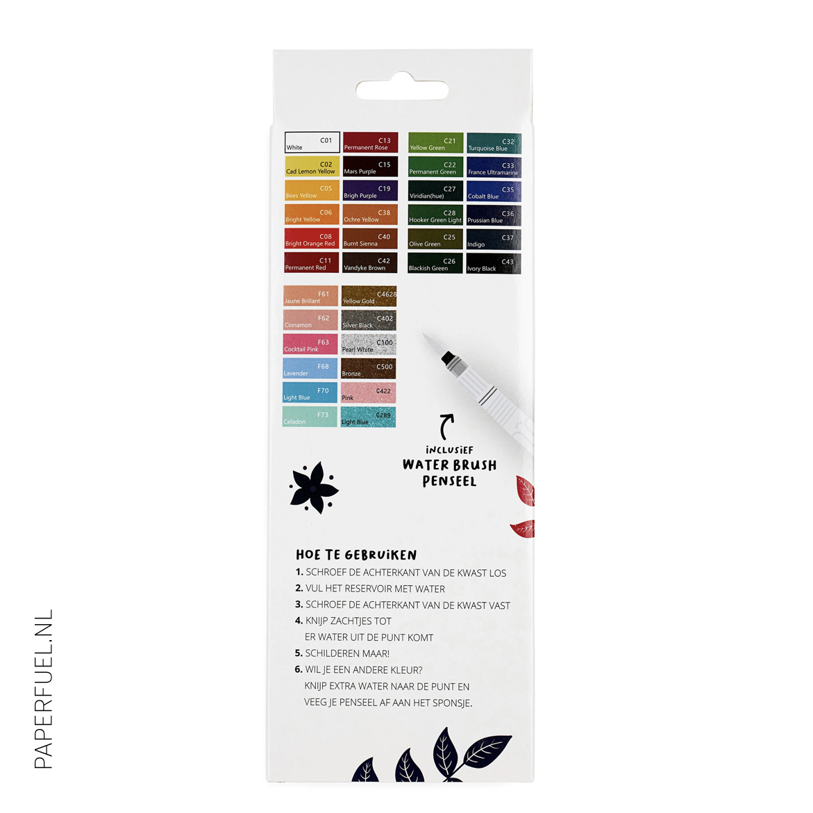 Aquarelverf Set met 36 kleuren Artum