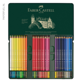 Kleurpotloden Faber Castell Polychromos set 60 in blik