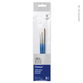 Set 3 aquarel penselen Cotman