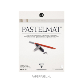 Pastelmat blok n°3 12bl 360 gr 18 x 24 cm wit