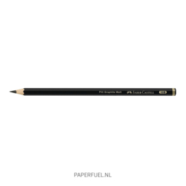 Potlood 10B Faber Castell grijs graphite matt