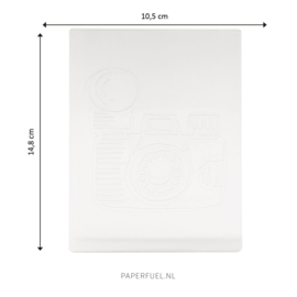 Embossing folder A6 Say cheese