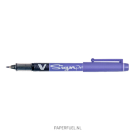 Pilot V-sign pen paars