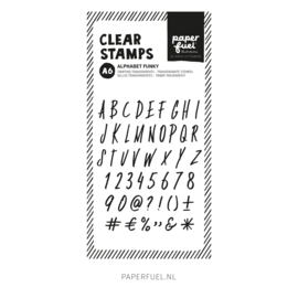 Clear stamps A6 Alfabet funky
