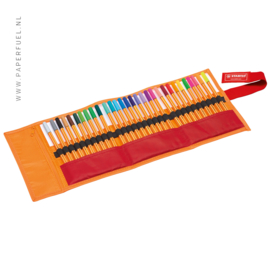 Stabilo fineliners point 88 rollerset met 30 kleuren