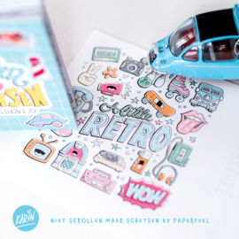 Boek Niet scrollen maar schetsen // Doodles & letters teken je zo!