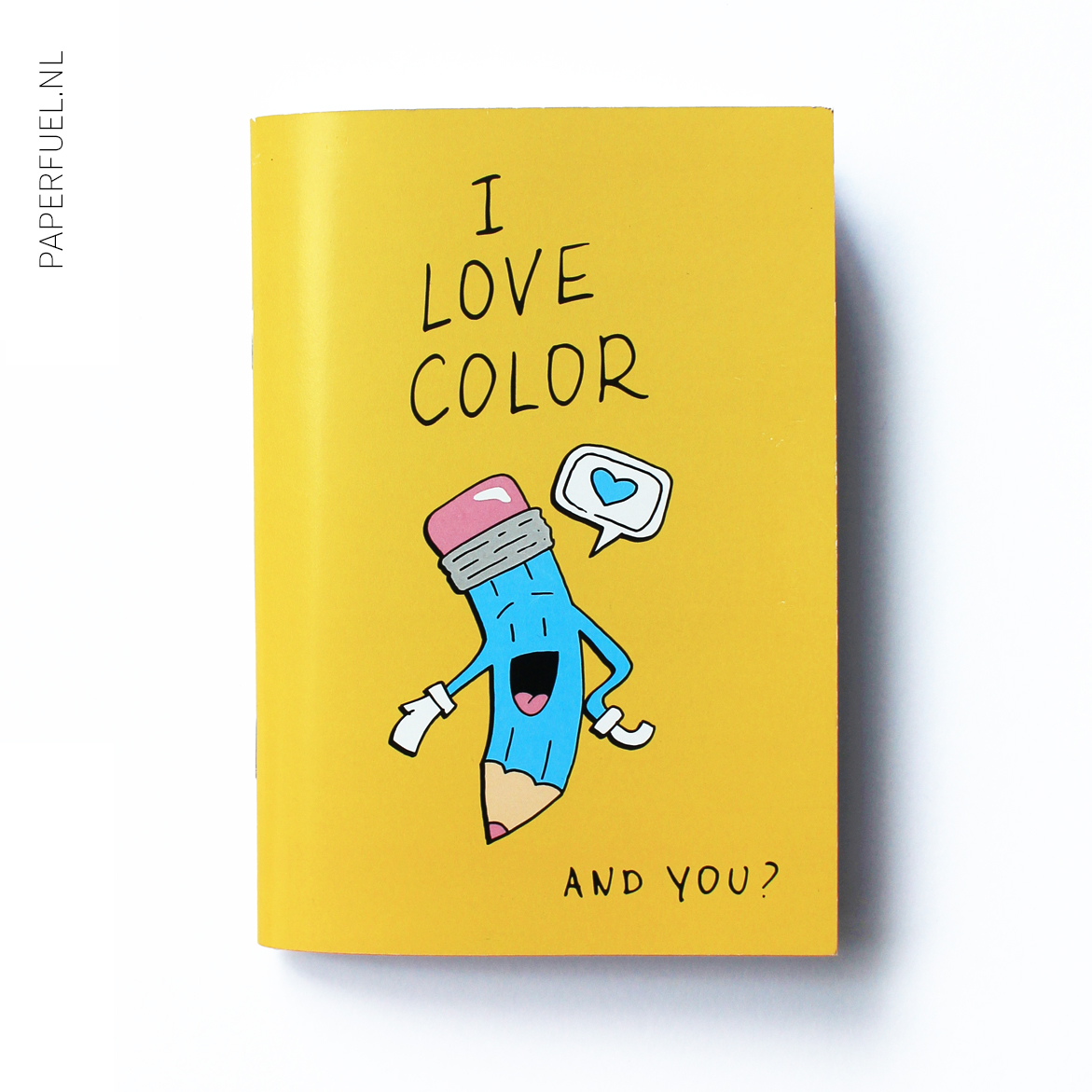 Kleurboekje A6 I love color met 30 kleurplaten