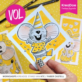Workshop the party lover // KreaDoe 24 , 25 oktober 13.00 uur