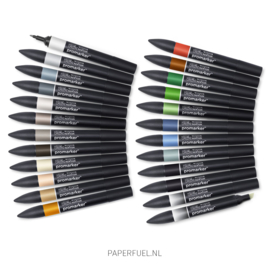 Promarker set 24 alcoholmarker architectural tones etui