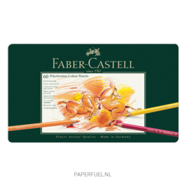 Kleurpotloden Faber Castell Polychromos set 60 in blik