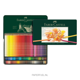 Kleurpotloden Faber Castell Polychromos set 120 in blik