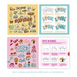 Boek Niet scrollen maar schetsen // Doodles & letters teken je zo!