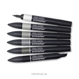 Promarker set 6 alcoholmarker neutral tones