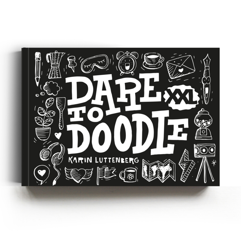 Boek 'Dare to doodle' XXL