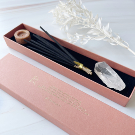 Incense & Gemstone giftbox: Gold edition