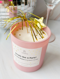 Geurkaars "Smells like a party" 🍸🕯️