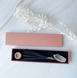 Incense & Gemstone giftbox: Gold edition