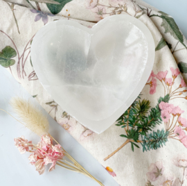 Selenite Bowl - Heart