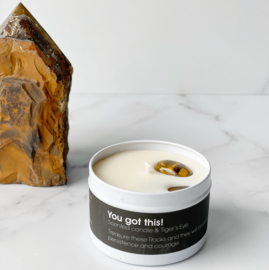 Scented Candle You Got This * Tiger's Eye