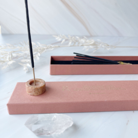 Incense & Gemstone giftbox: Gold edition