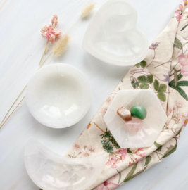 Selenite Bowl - Hexagon