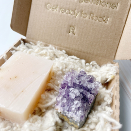 Body Soap Bar & Amethyst