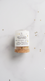 Tafel Confetti "Life's a party!"