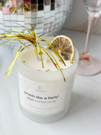 Geurkaars "Smells like a party" 🍸🕯️