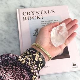 Voordeelset: Boek  "Crystals Rock!"+ Bergkristal