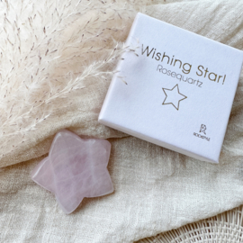 Wishing Star - rozenkwarts ster