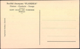 Vintage ansichtkaart Société Anonyme "Flandria" ca 1925