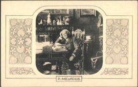 Vintage ansichtkaart Paul Meurice, auteur, ca 1900