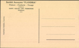 Vintage ansichtkaart Bureel Société Anonyme "Flandria" ca 1925